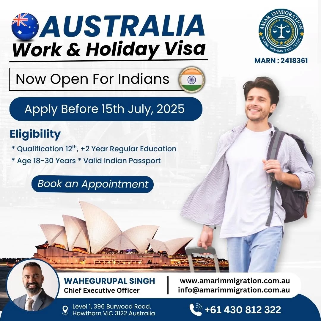 Work and Holiday Visa Australia